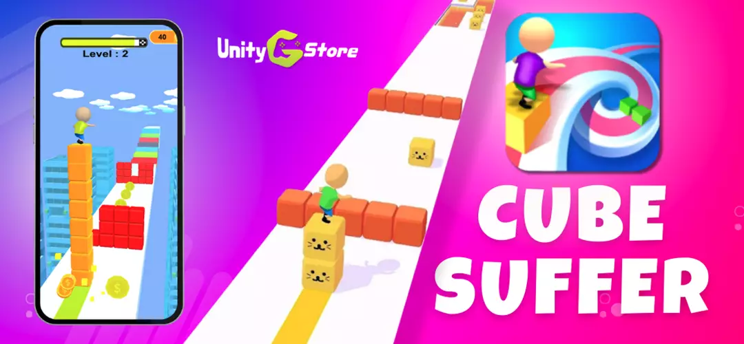 Cube surfer – Stack Cubes Buy Unity Games