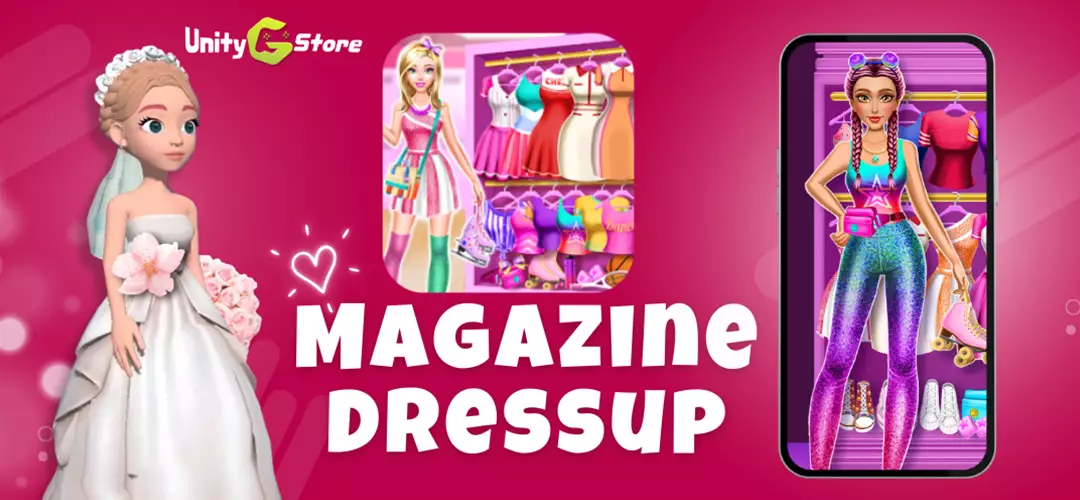 Magazine Cover Girl Dress Up – Buy Unity Source Code