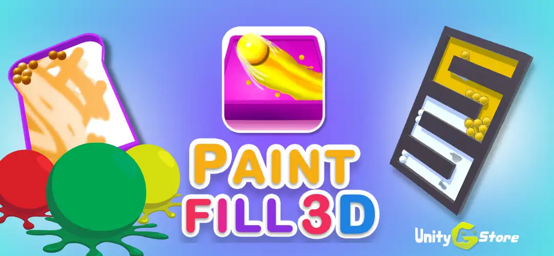 Colors Paint Fill Unity 3D Source Code