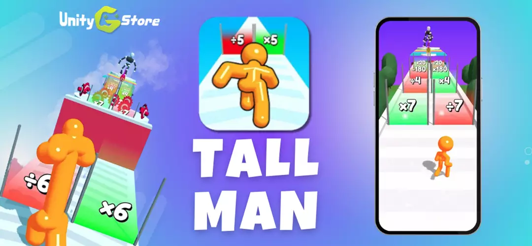 Tall Man Run 3D - Blob Runner Buy Unity Source Code
