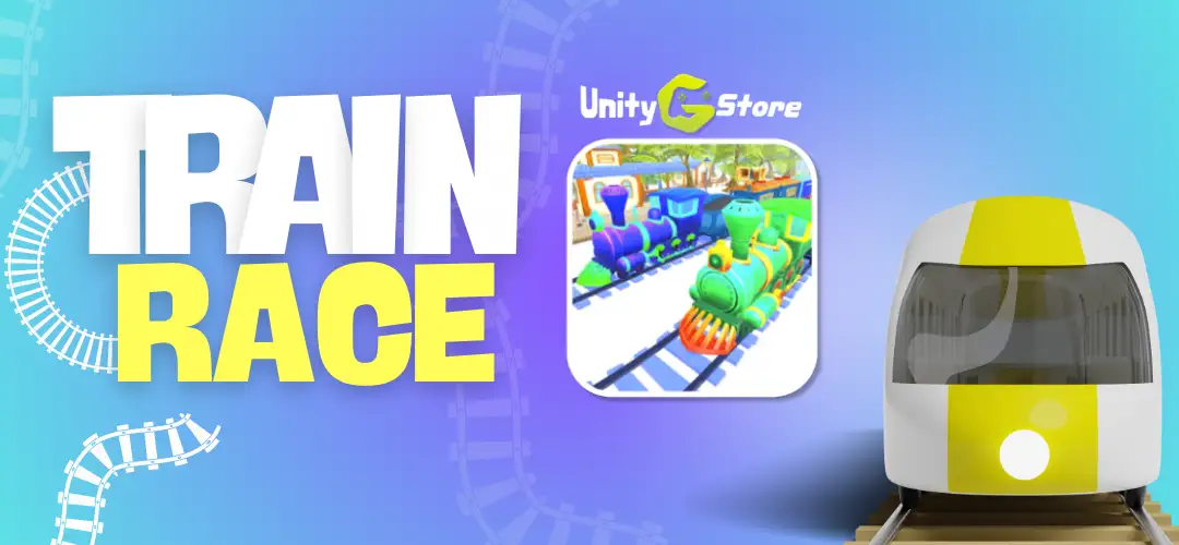 Train On Track Racing Puzzle Unity Game Source Code