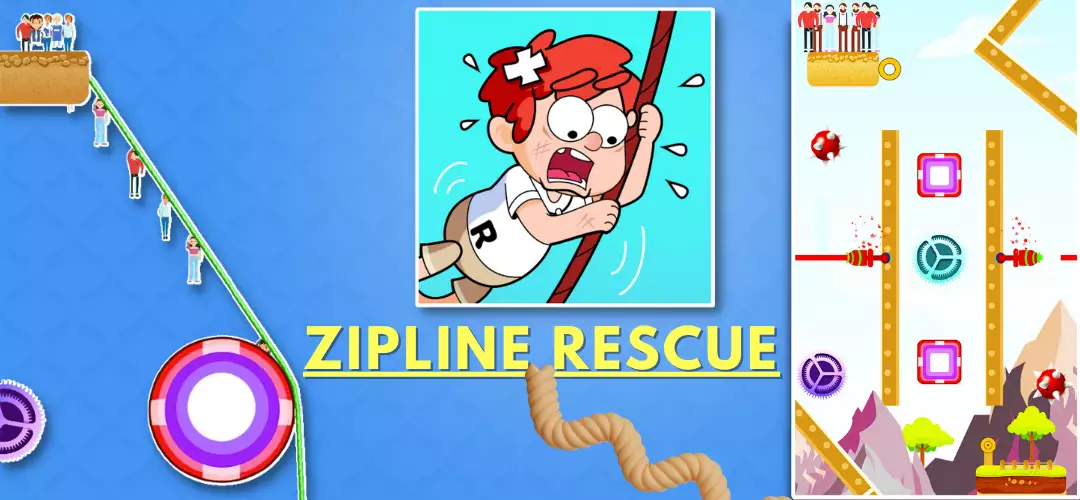 Zipline Rescue People Puzzle Buy Unity Source Code