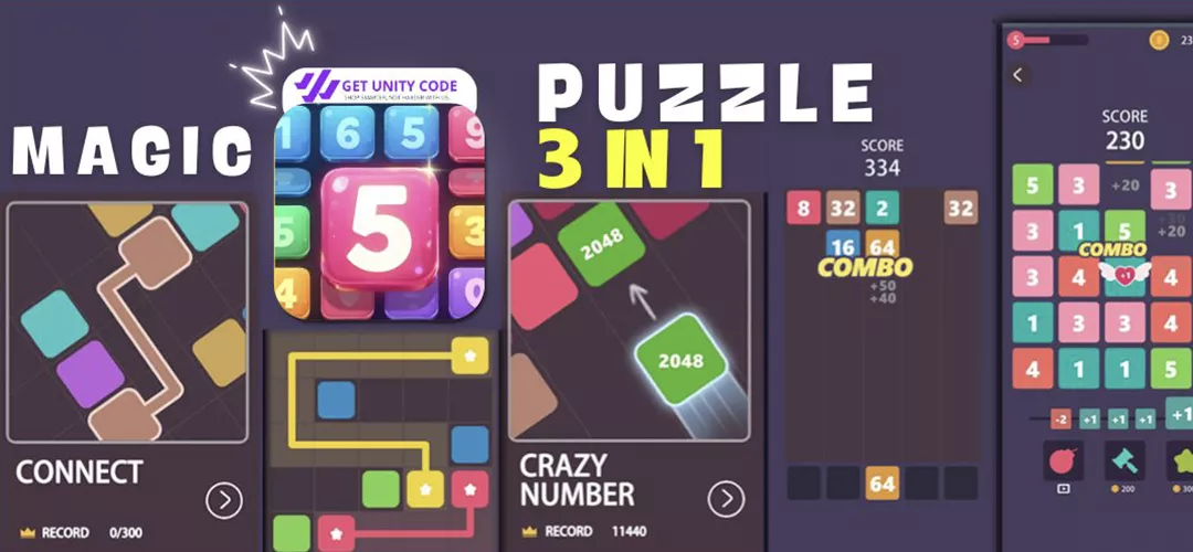 Puzzle Box 3 in 1 – Buy Unity Source Code & Build Your Game