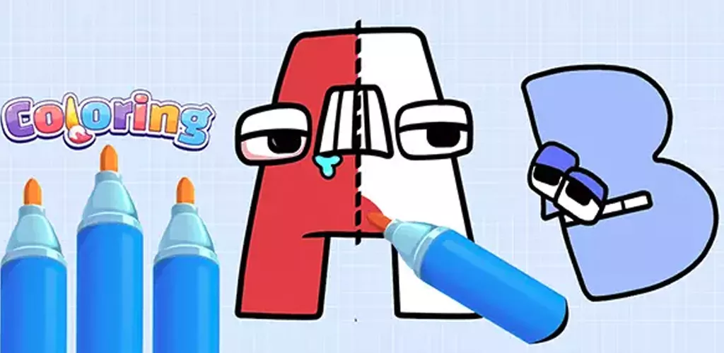 Merge Alphabet Color Monster - Buy Unity Games
