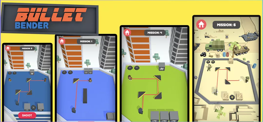 Bullet Bender Unity Game Source Code