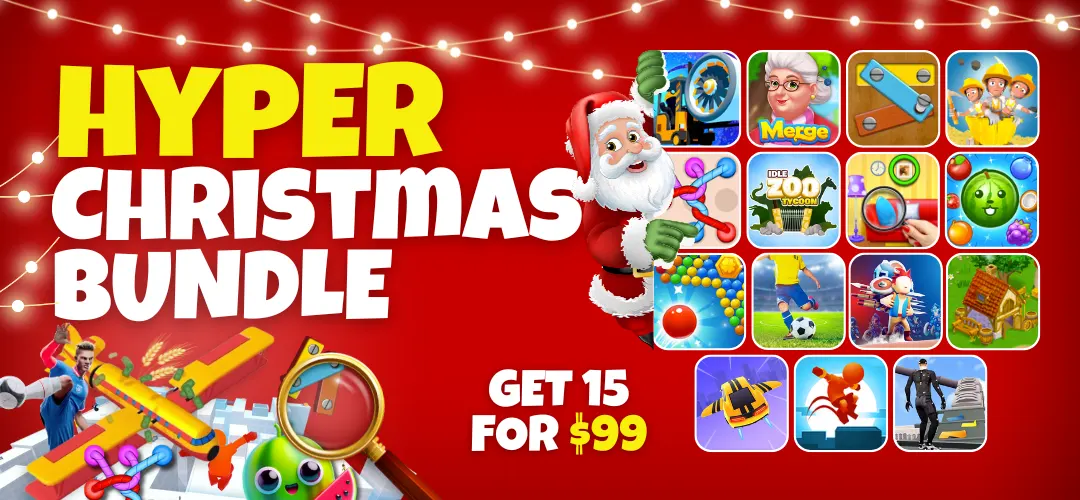 Hyper Christmas Bundle Top 15 Unity Game Source Code Deal