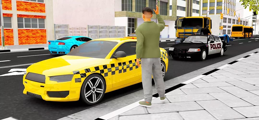 City Taxi Driver 3D Unity Source Code
