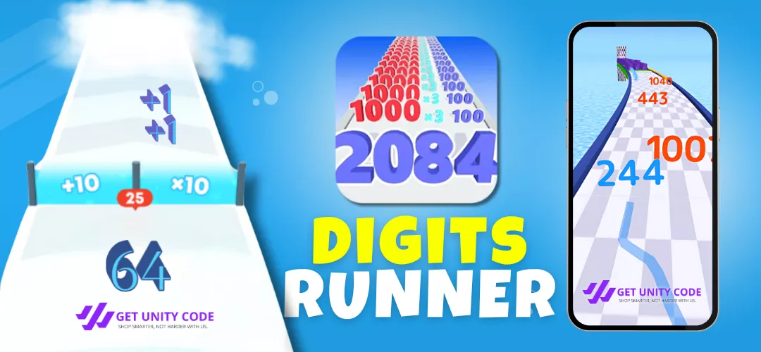 Digit Runner Game Unity Source Code view 1