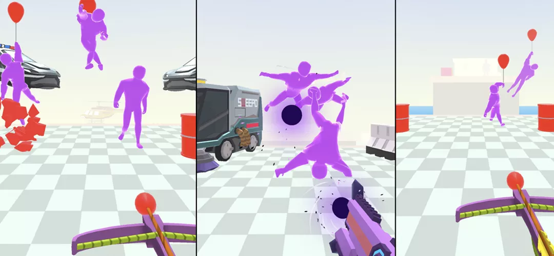 Gun Magic 3D Game Unity Source Code