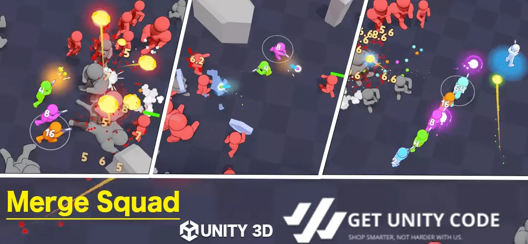 Merge Squad 2048 Unity Game Source Code