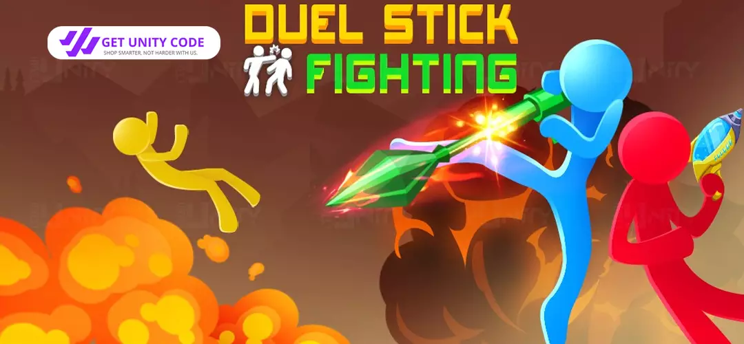 Duel Stick Fighting 2 Player Unity Game Source Code