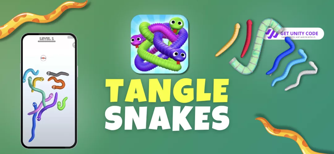 Tangled Snakes Puzzle Game Buy Unity Source Code